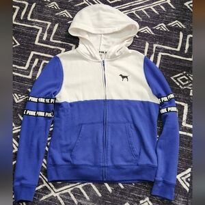 Blue Zip-up Hoodie Size Medium EUC!!